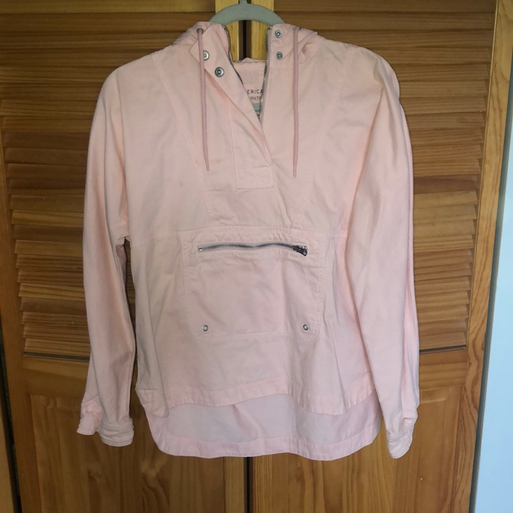 Pink Quarter Zip Jacket